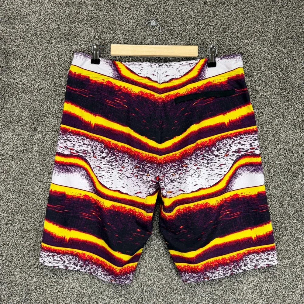 Pelagic 4TEK Board Shorts Mens 34/12 Multicolor High Performance Offshore Gear